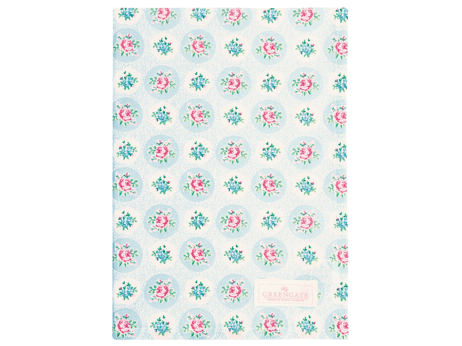 Greengate Elle Geschirrtuch pale blue 70x50cm Freisteller 1
