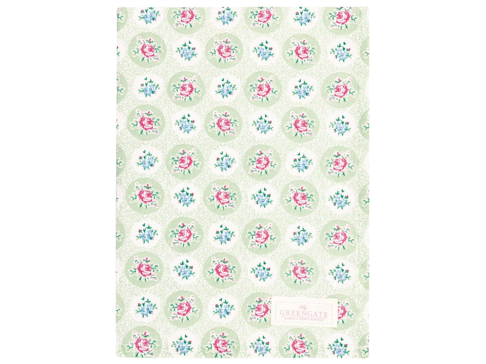 Greengate Elle Geschirrtuch pale green 70x50cm Freisteller 1