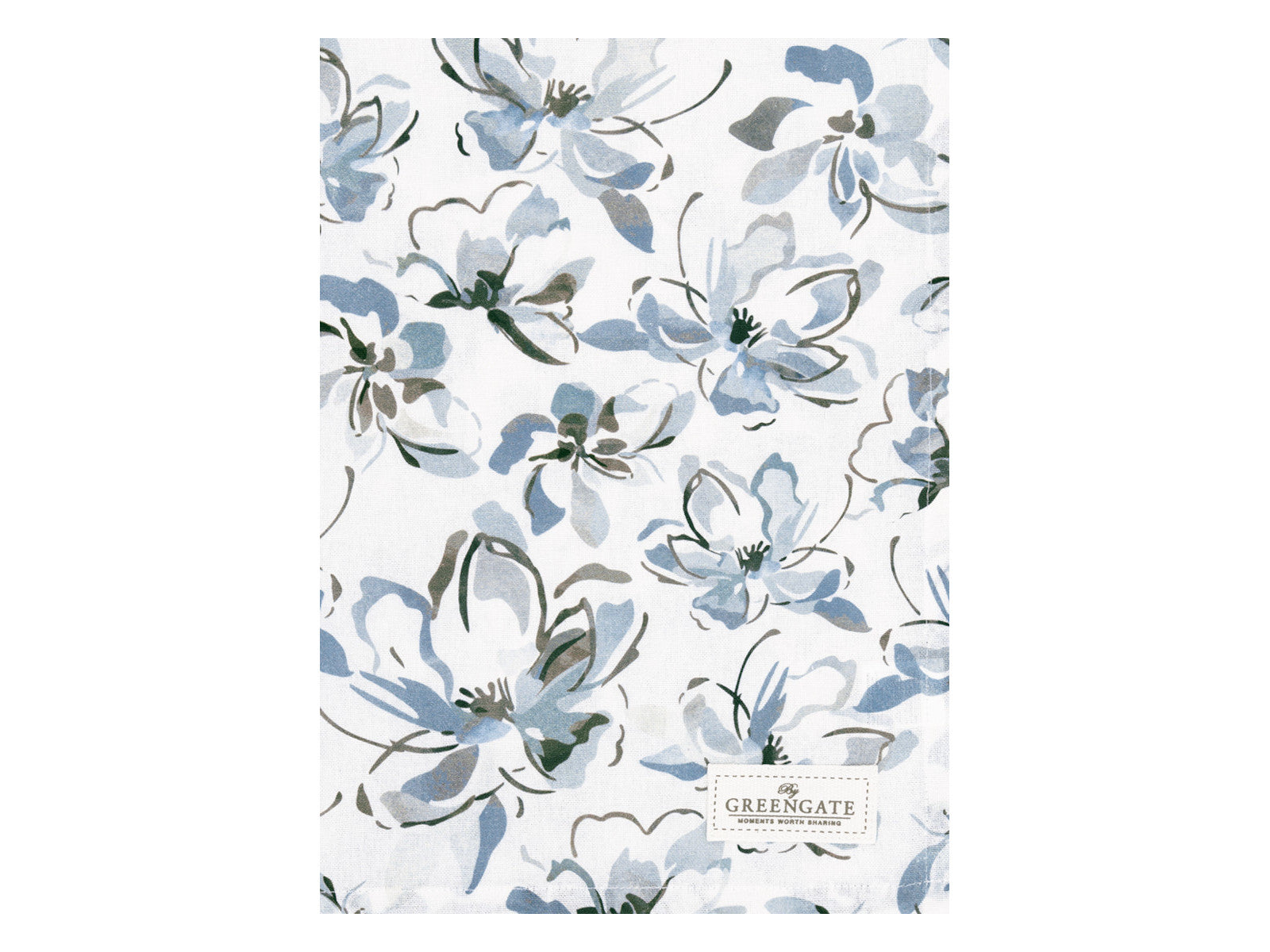 Greengate Evia Geschirrtuch olive green 70 x 50cm Freisteller 