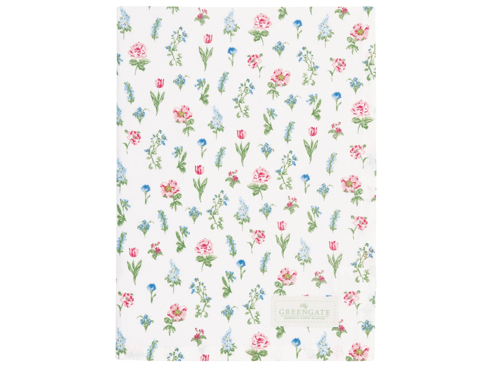 Greengate Estrid Geschirrtuch white 70x50cm Freisteller 1