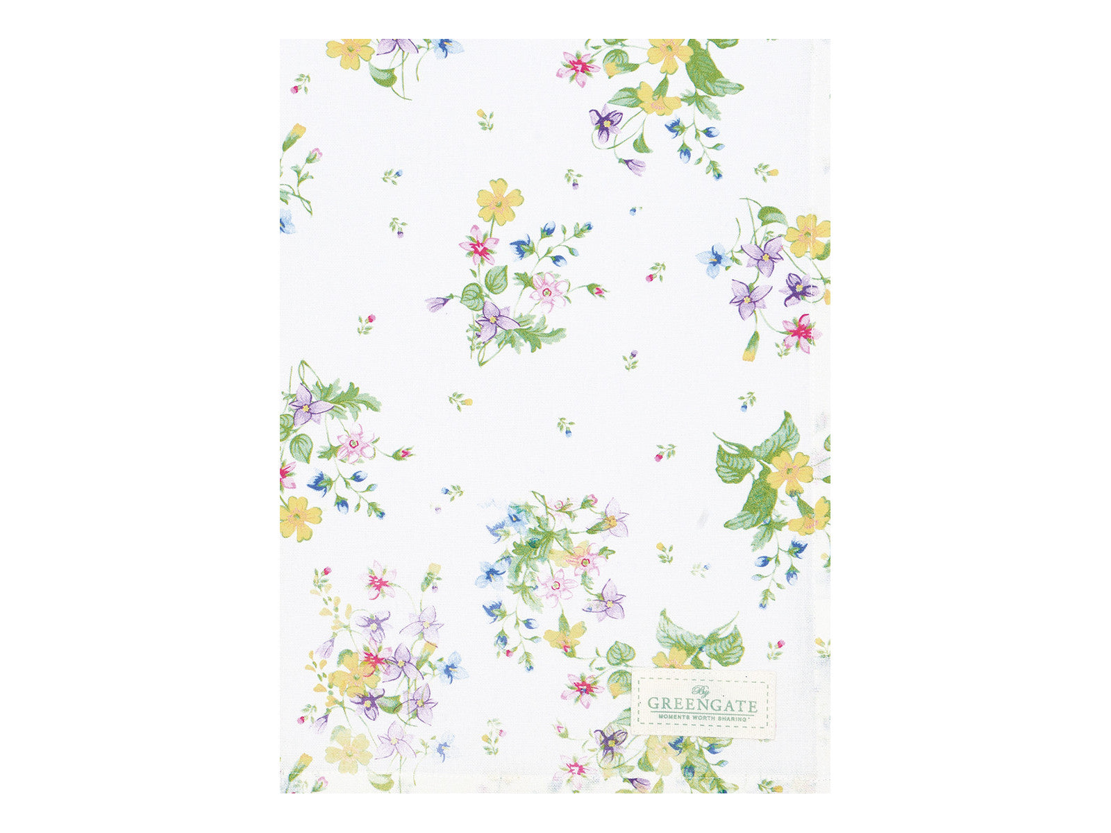 Greengate Fiola Geschirrtuch white 70x50cm Freisteller 