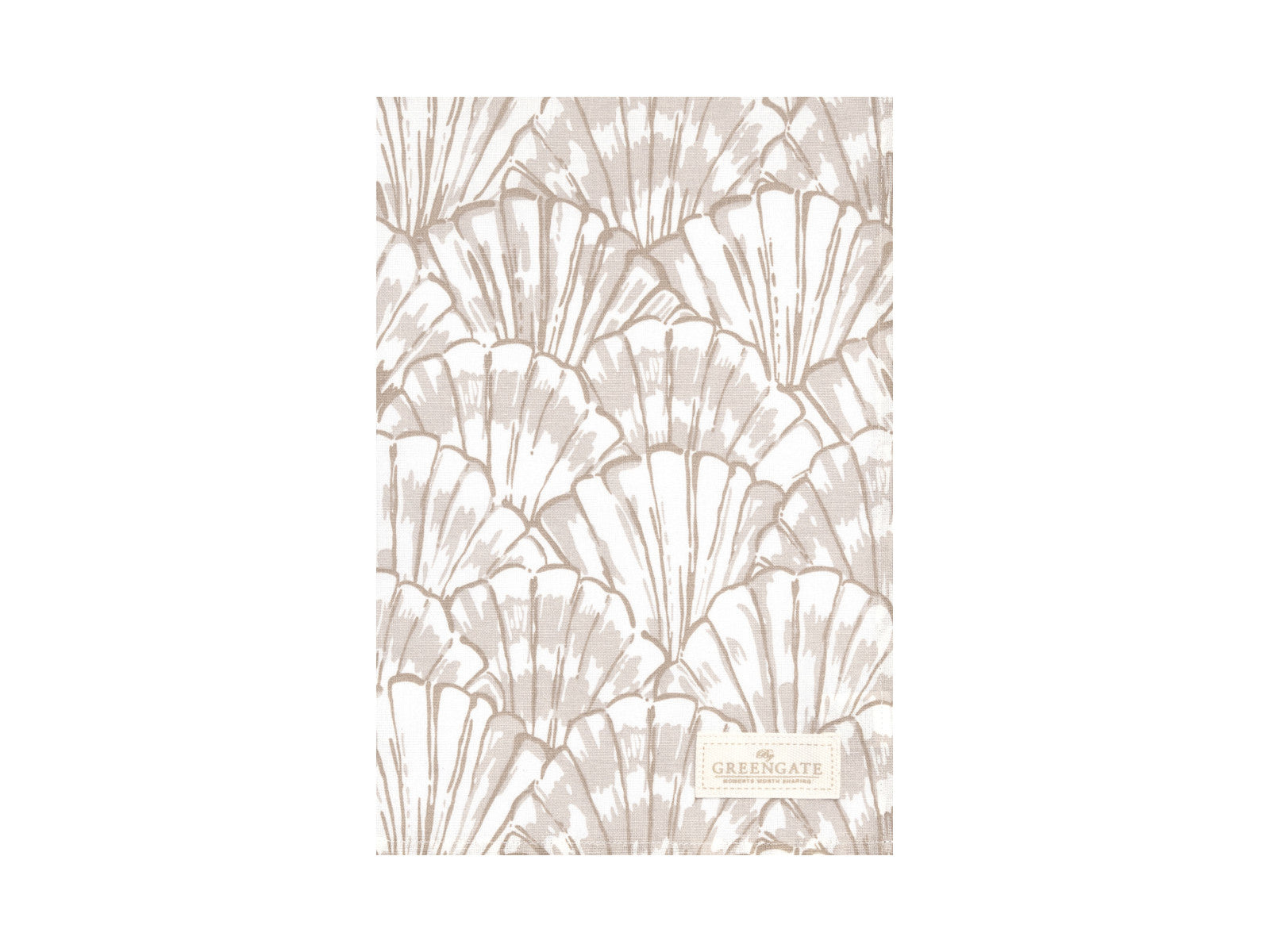 Greengate Joan Geschirrtuch beige 70x50cm Freisteller 