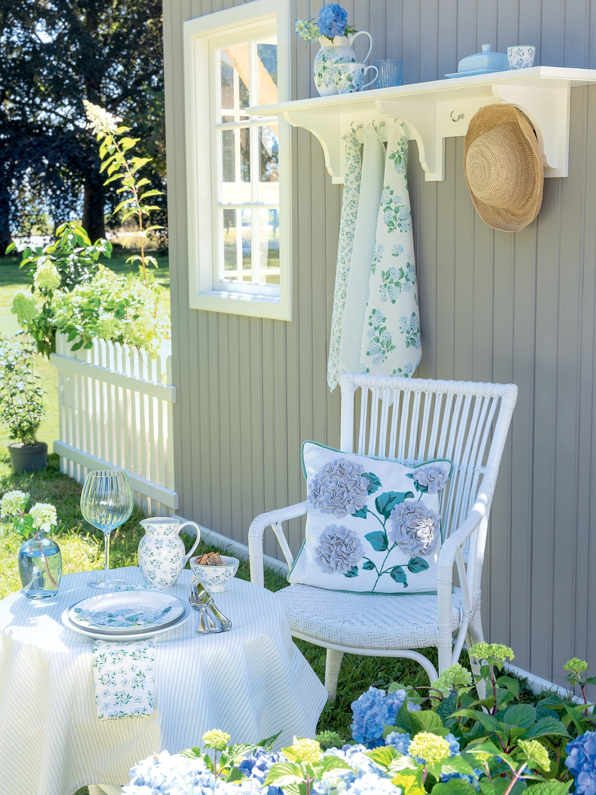 Greengate Liliana Geschirrtuch white 70x50cm Lifestyle 5