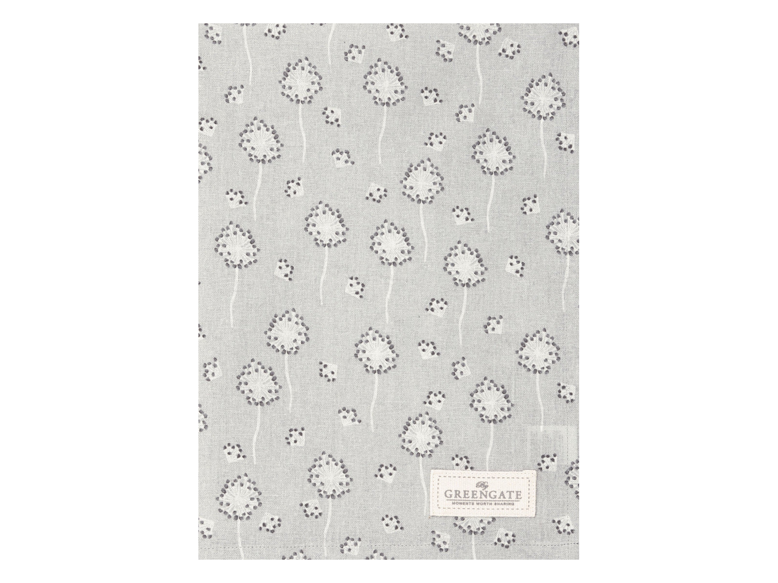 Greengate Laryn Geschirrtuch grey 70x50cm Freisteller 1