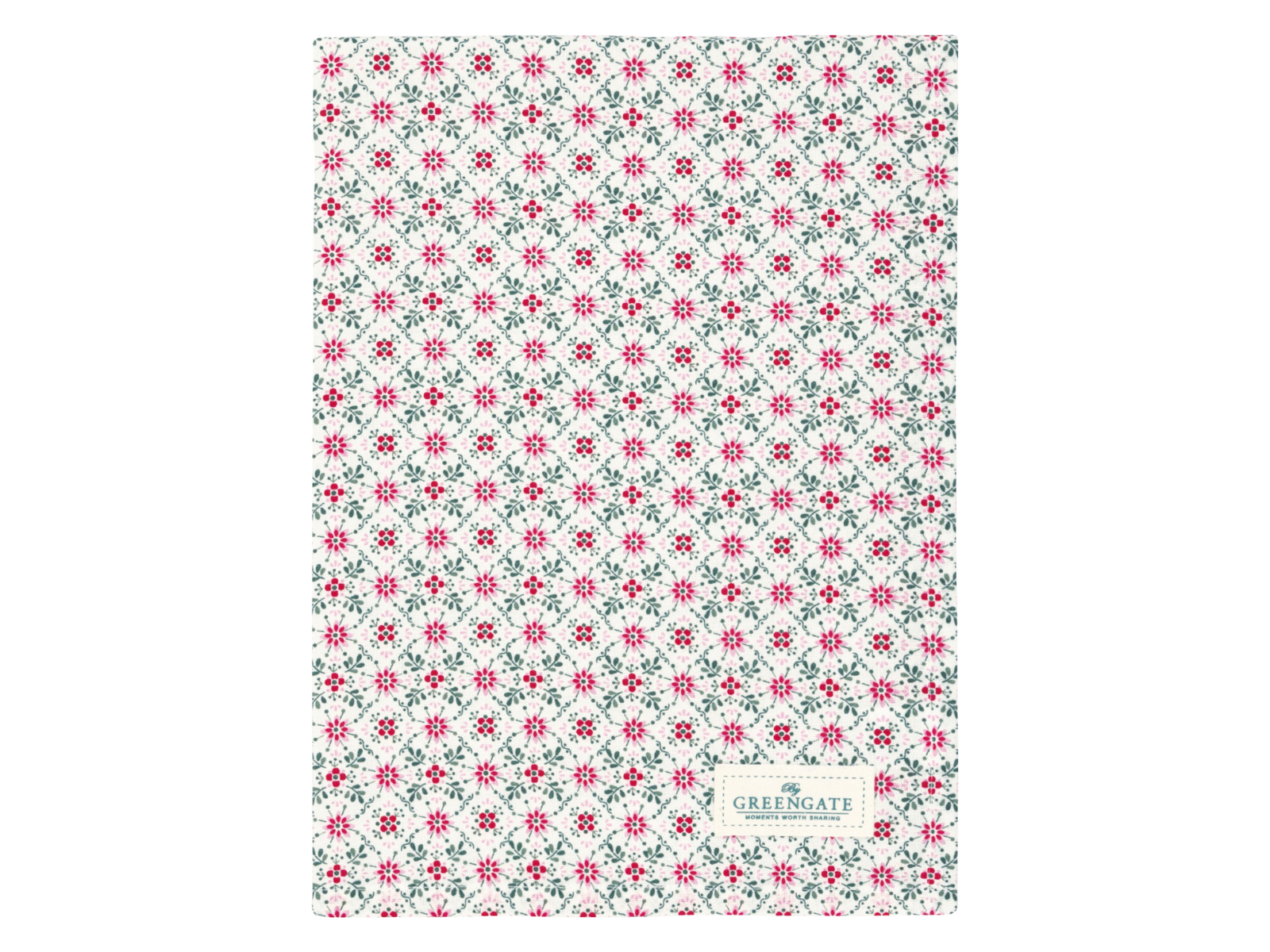 Greengate Nenne Geschirrtuch weiß 70x50cm - Produktbild 1