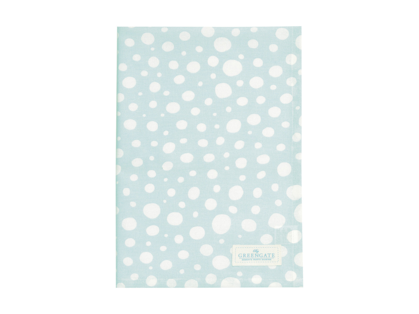Greengate Neva Geschirrtuch pale blue 70x50cm Freisteller 