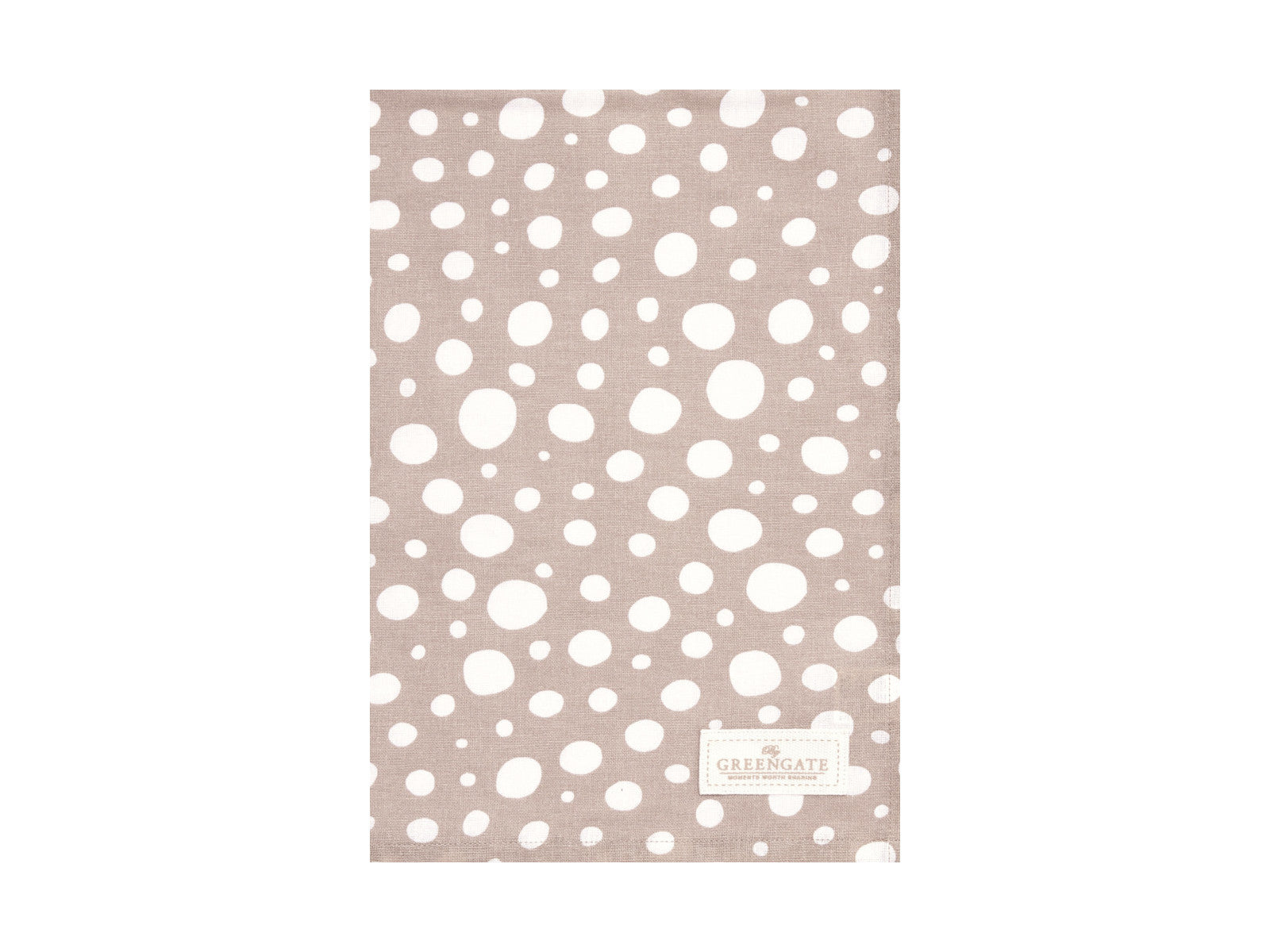 Greengate Neva Geschirrtuch beige 70x50cm Freisteller 