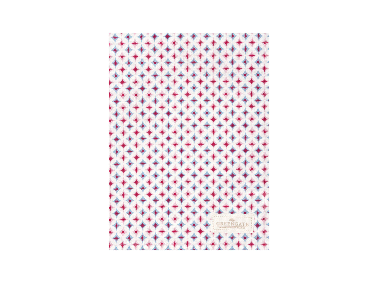 Greengate Novella Geschirrtuch white 70x50cm Freisteller 1