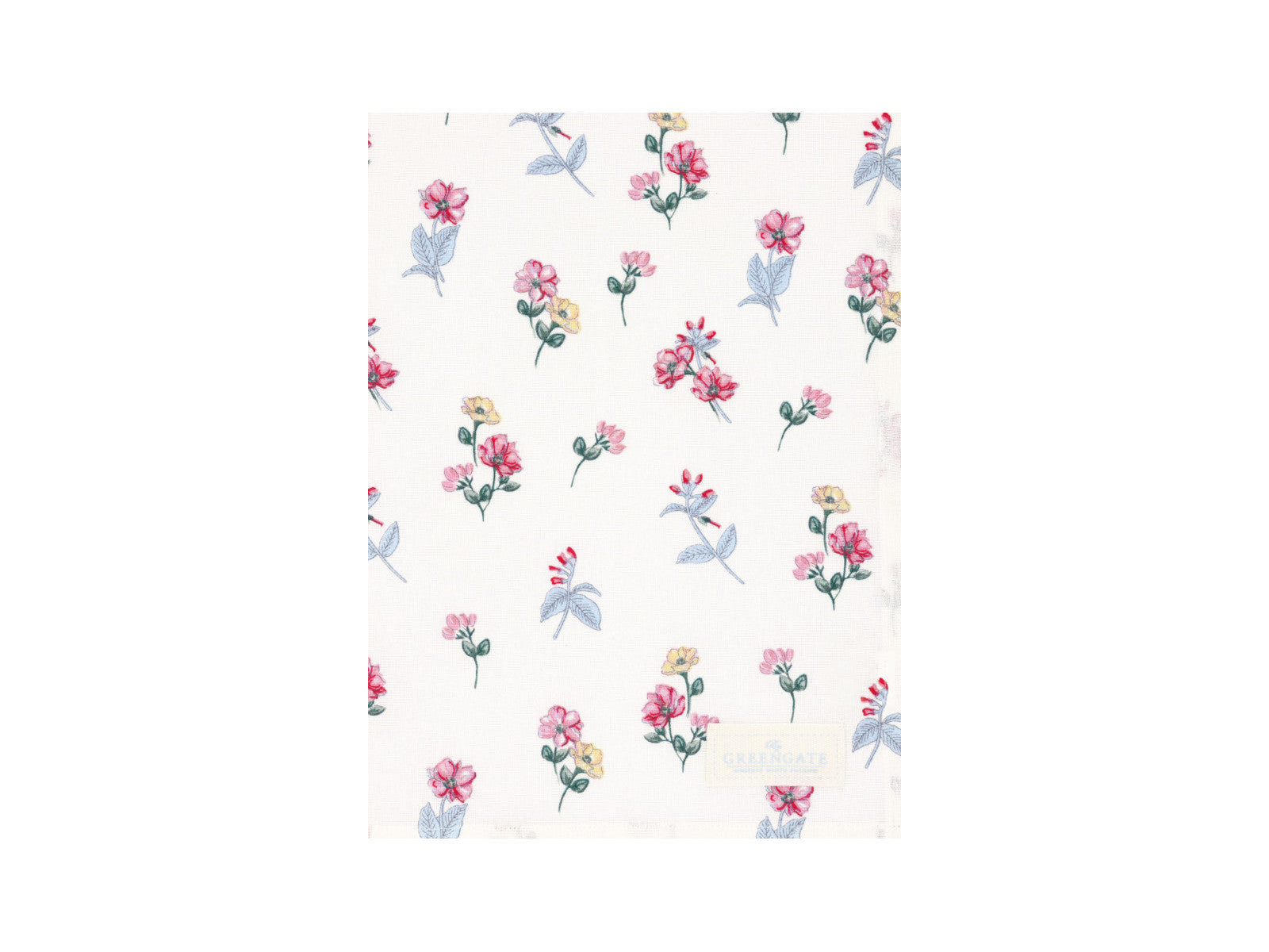 Greengate Portia Geschirrtuch white 70x70cm Freisteller 1