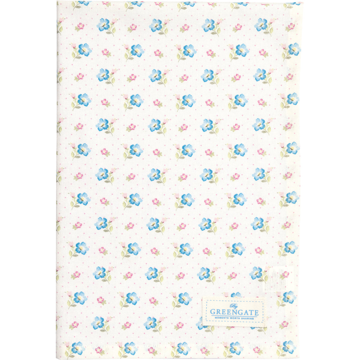 Greengate Rosalia Geschirrtuch white 70x50cm