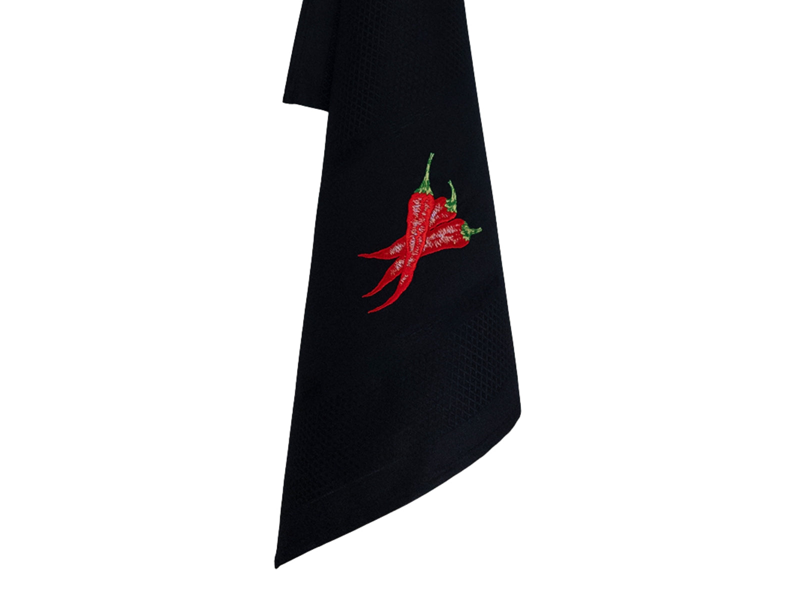 Vista Portuguese Geschirrtuch Chili schwarz 50x70cm - Produktbild 2
