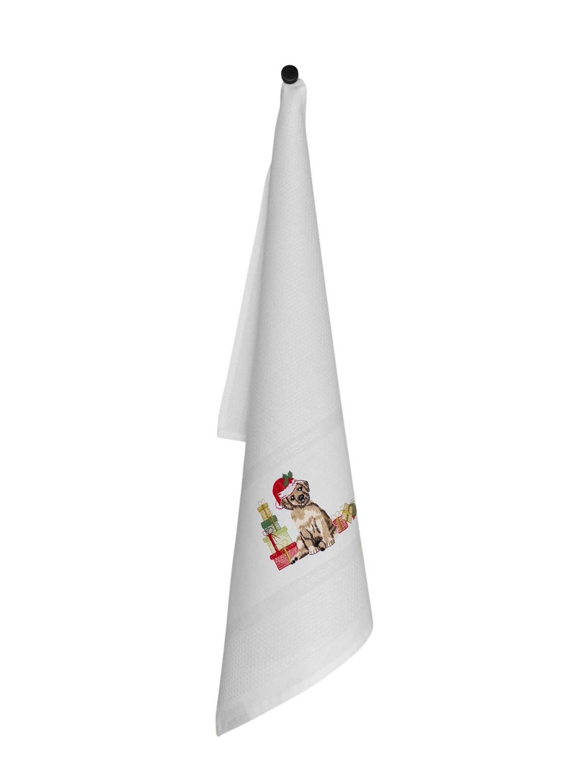 Vista Portuguese Geschirrtuch Christmas Dog weiß 50x70cm - Produktbild 1