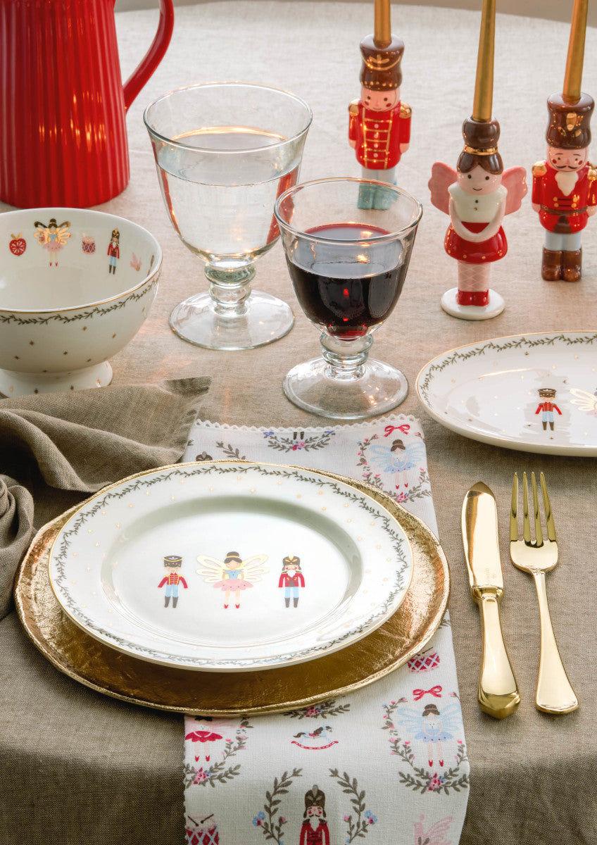 Greengate Cindarella Weihnachtsstrumpf mit Stickerei white 53x35cm Lifestyle 1