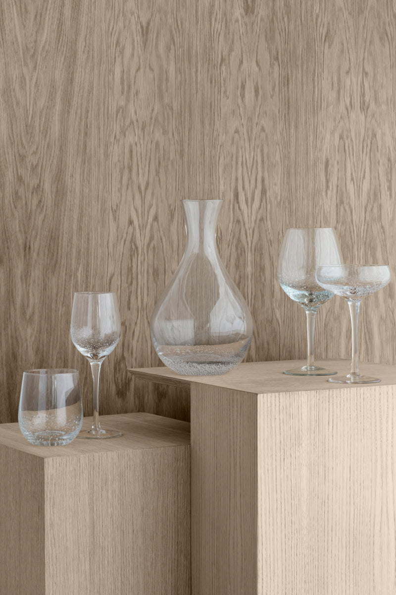 Broste Copenhagen Bubble Glas clear 14,9cm Lifestyle
