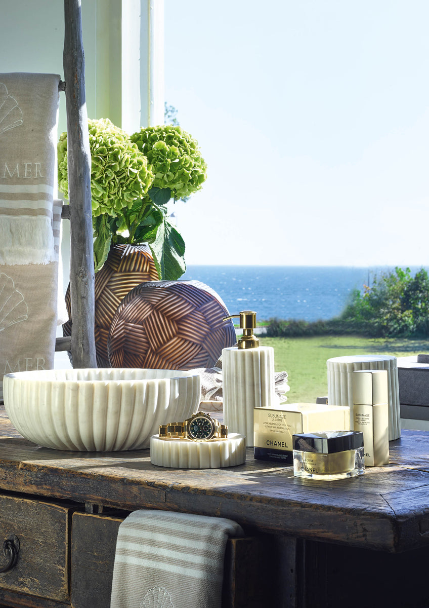 Greengate Neva Stoffserviette pale blue 40x40cm Lifestyle 2