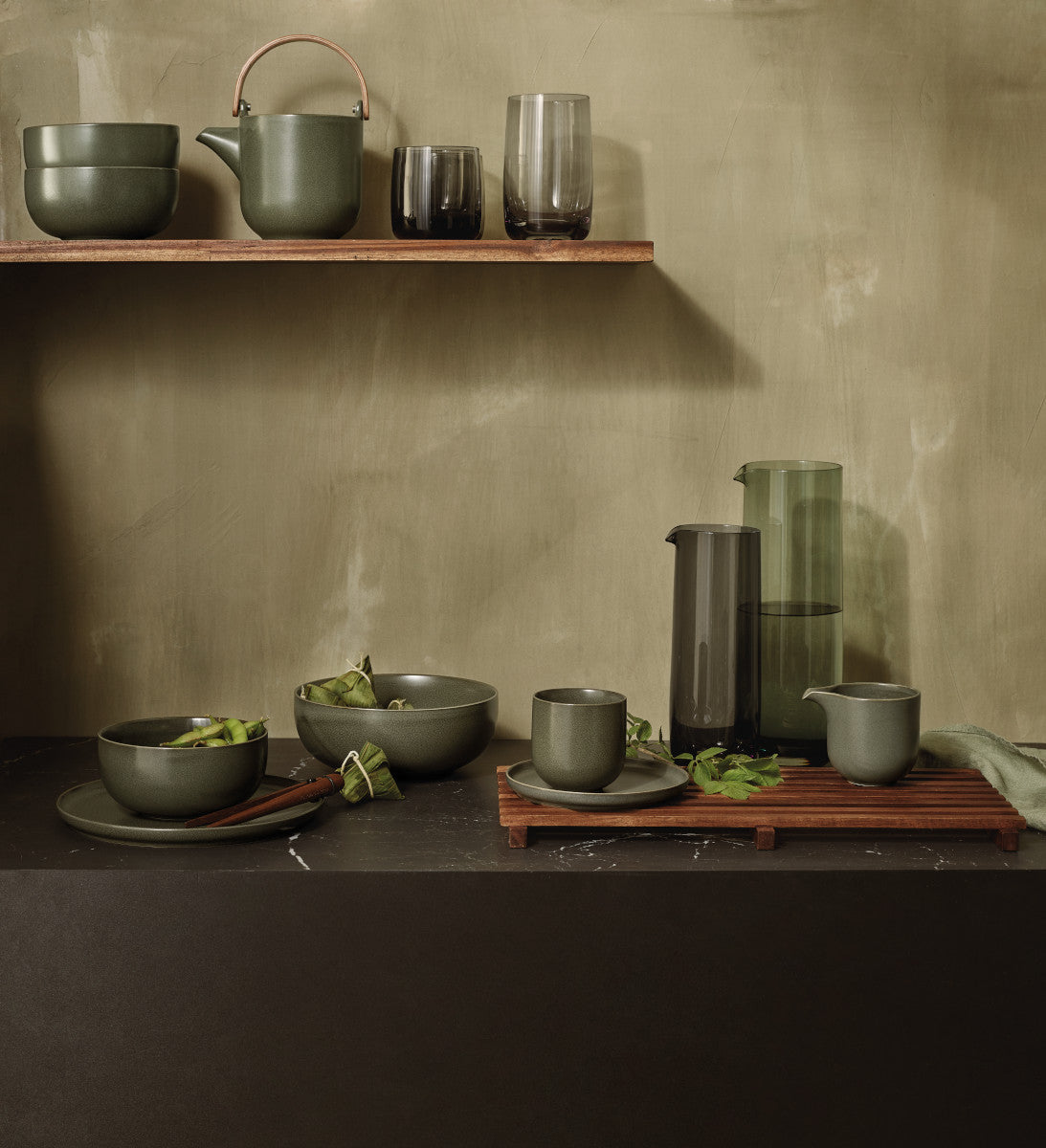 ASA 19011192 nori Espressotasse mit Untere 0,08l