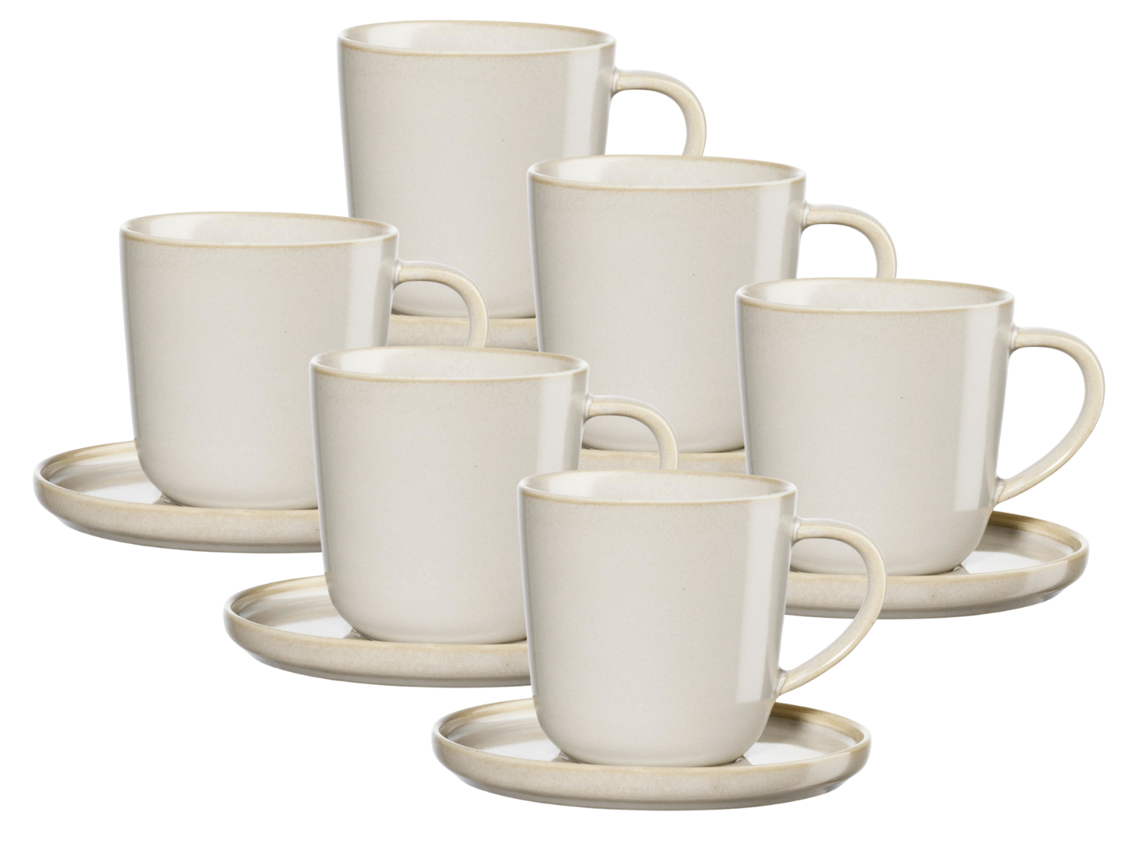 ASA Selection COPPA Espressotasse m.U. tofu 0,08l Set6 Freisteller