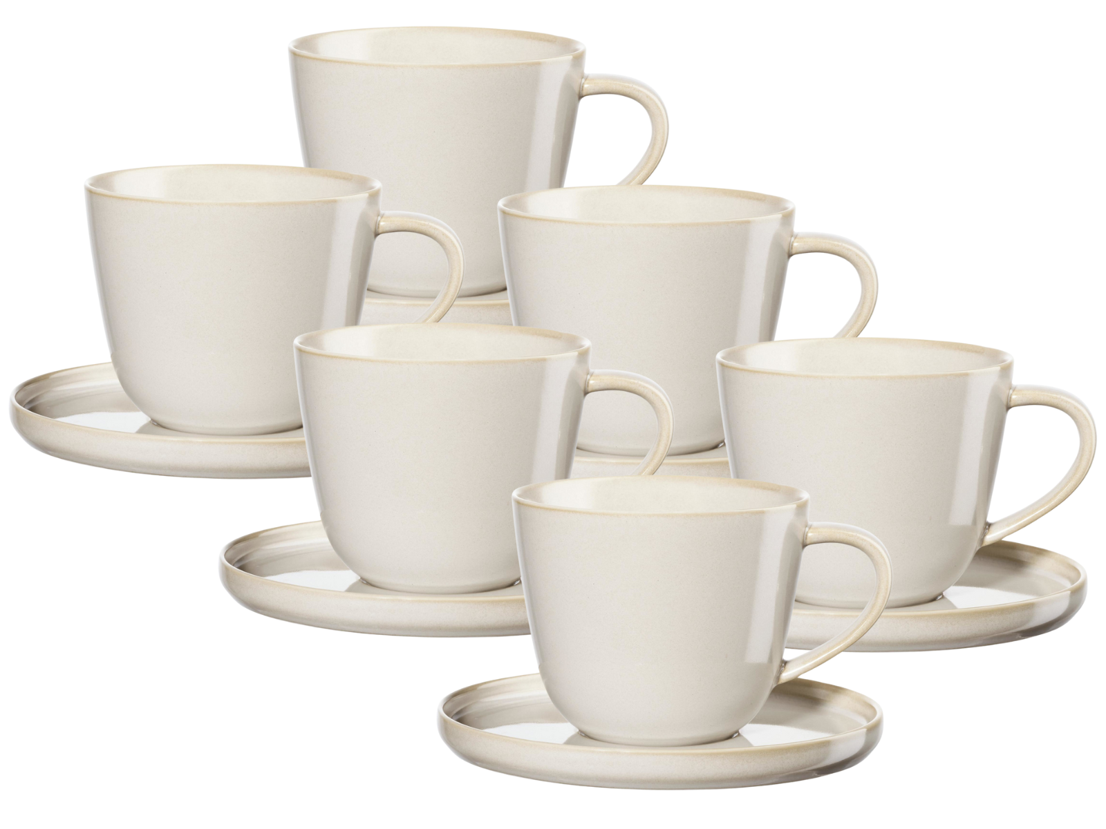 ASA Selection COPPA Kaffeetasse m.U. tofu 0,25l Set6 Freisteller
