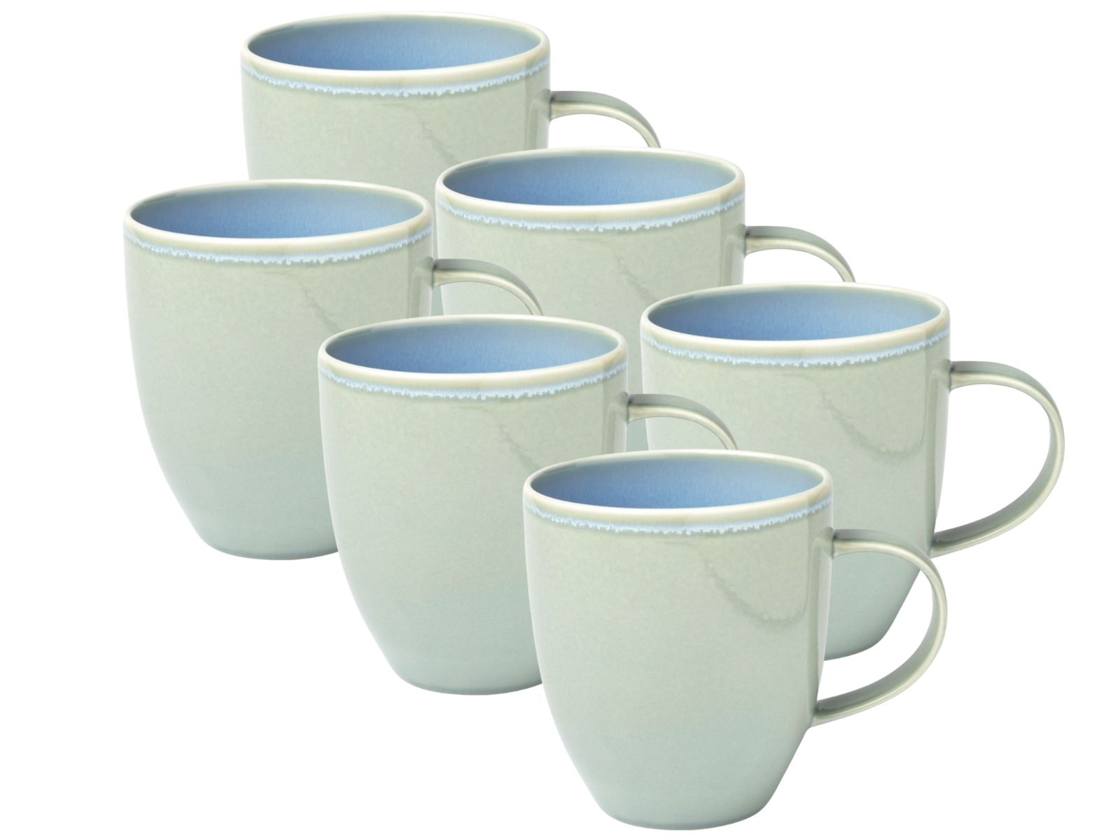 like Villeroy & Boch Crafted Blueberry Becher mit Henkel 0,35l Set6 Freisteller