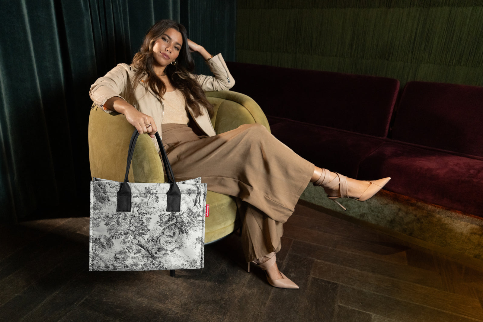 reisenthel daily shopper jacquard grey Lifestyle 7