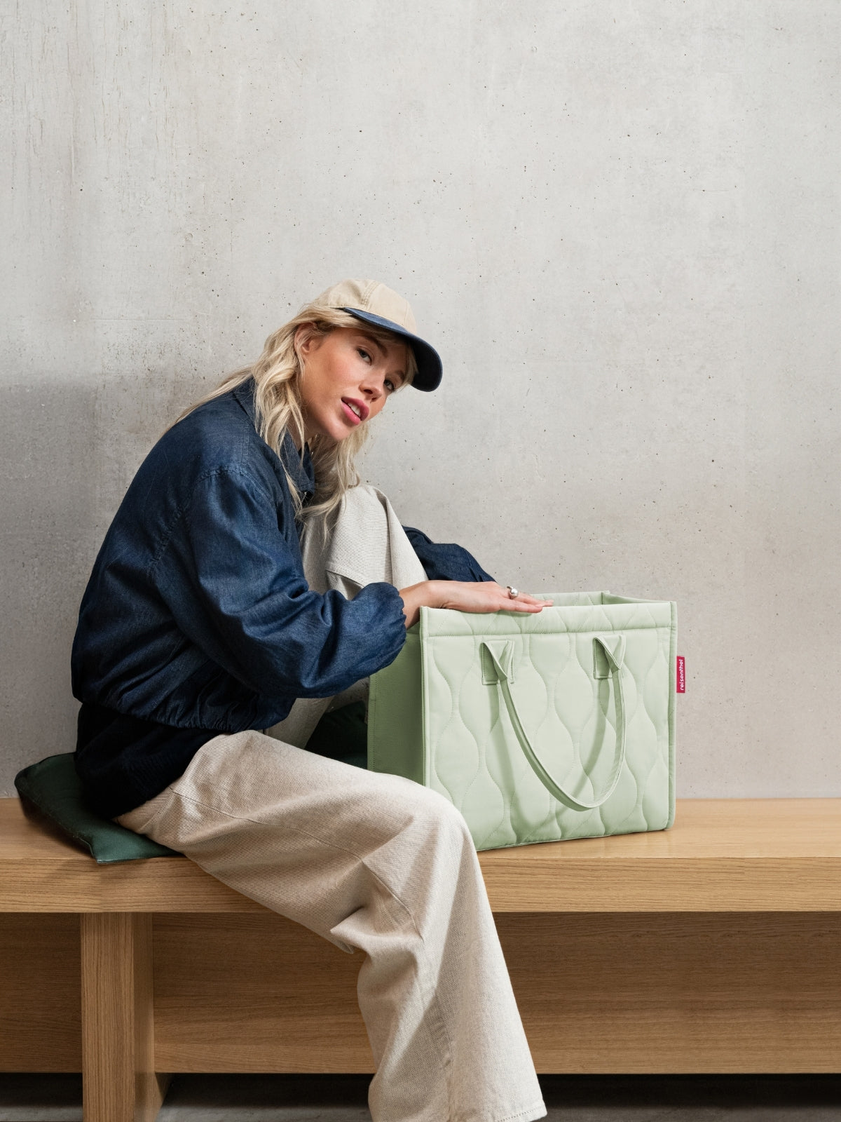 reisenthel daily shopper puffer iced matcha - Produktbild 5