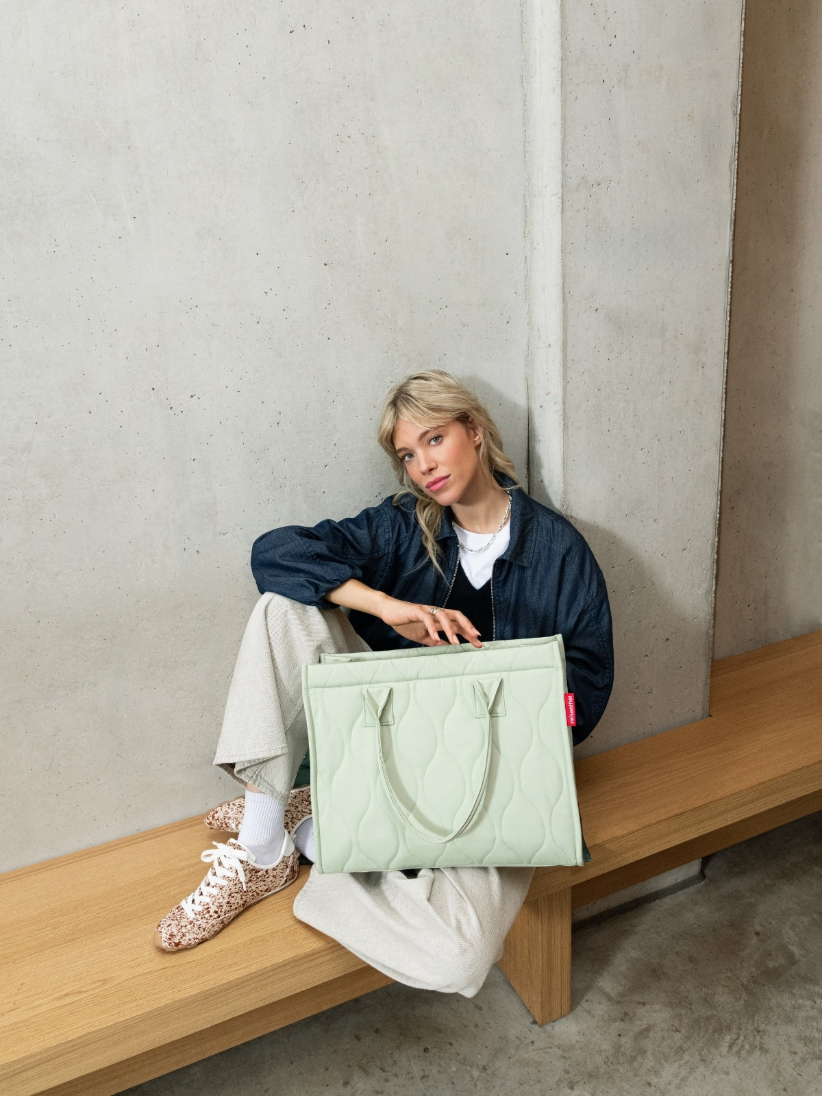 reisenthel daily shopper puffer iced matcha - Produktbild 6