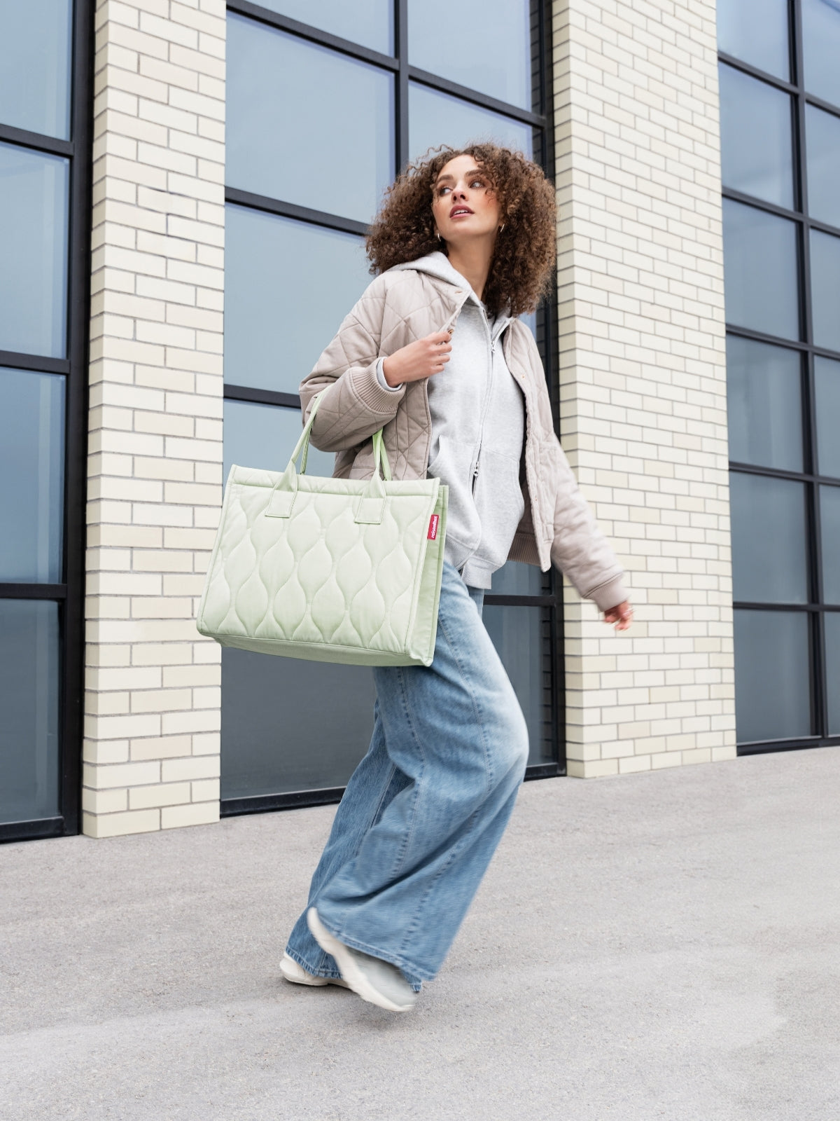 reisenthel daily shopper puffer iced matcha - Produktbild 7