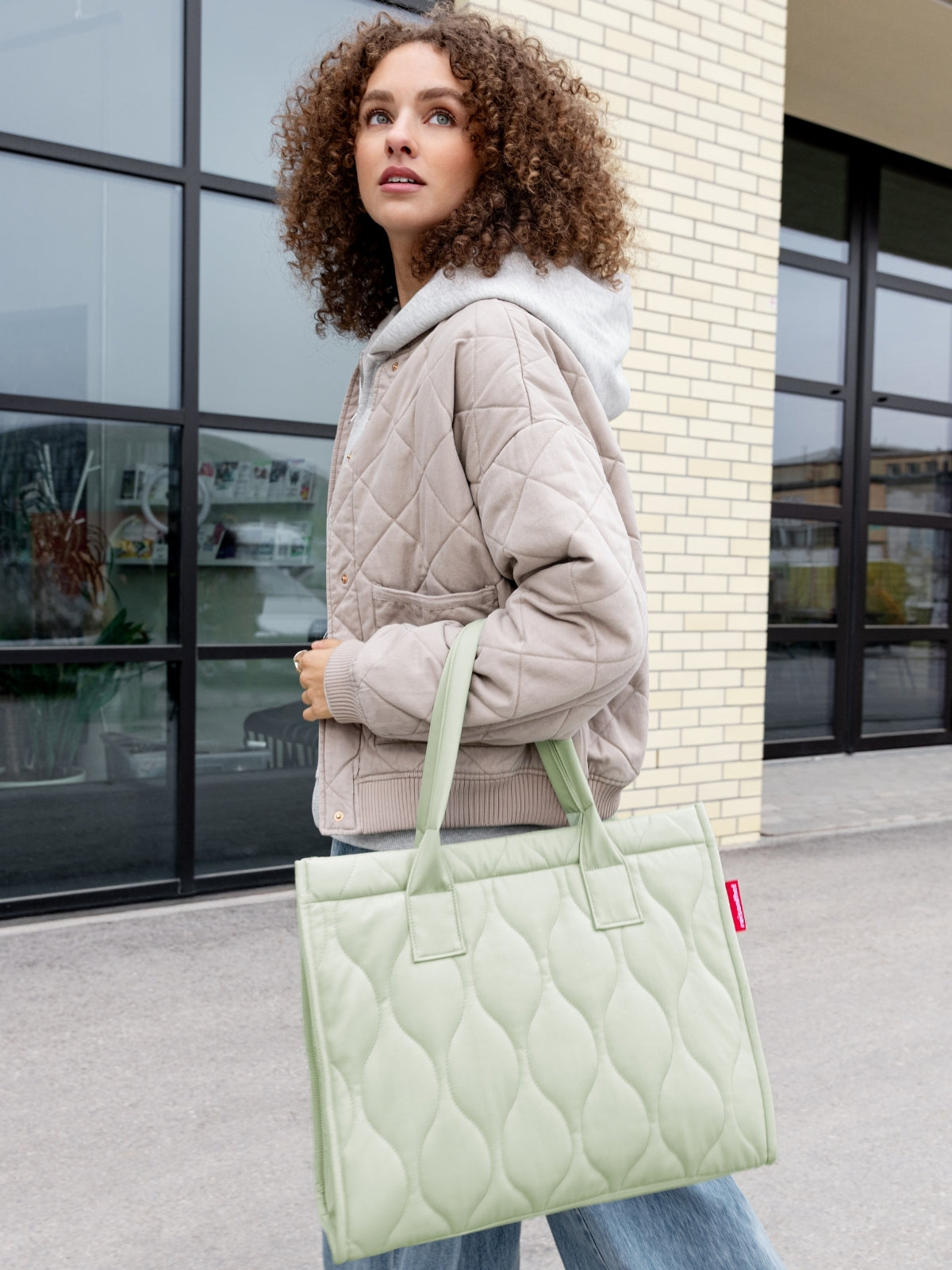 reisenthel daily shopper puffer iced matcha - Produktbild 8