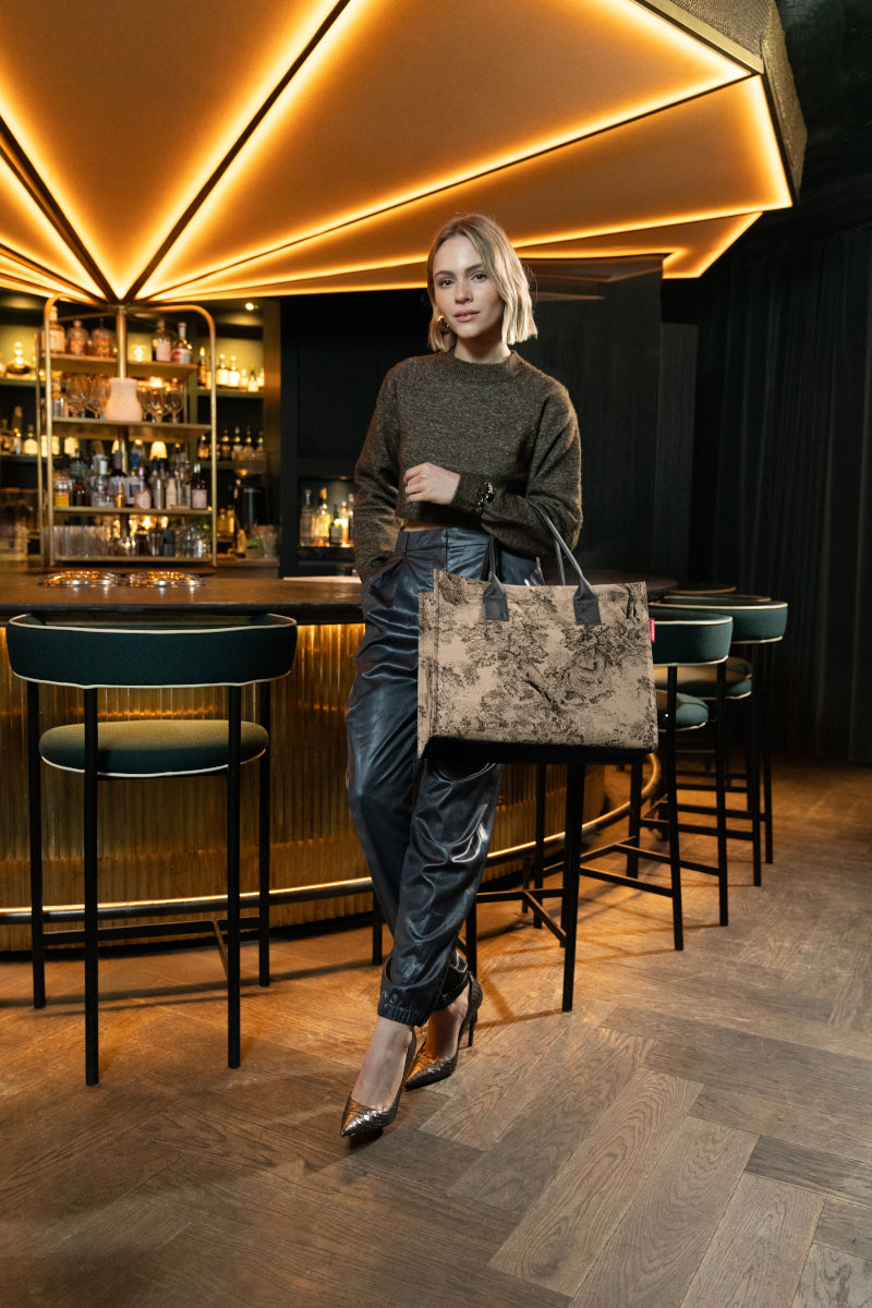 reisenthel daily shopper jacquard brown Lifestyle 2