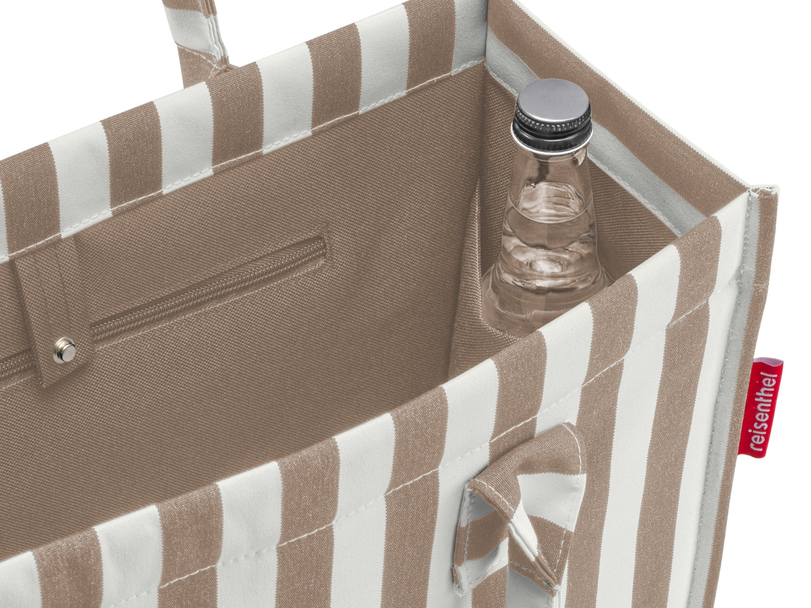 reisenthel daily shopper summerstripes coffee Freisteller 3