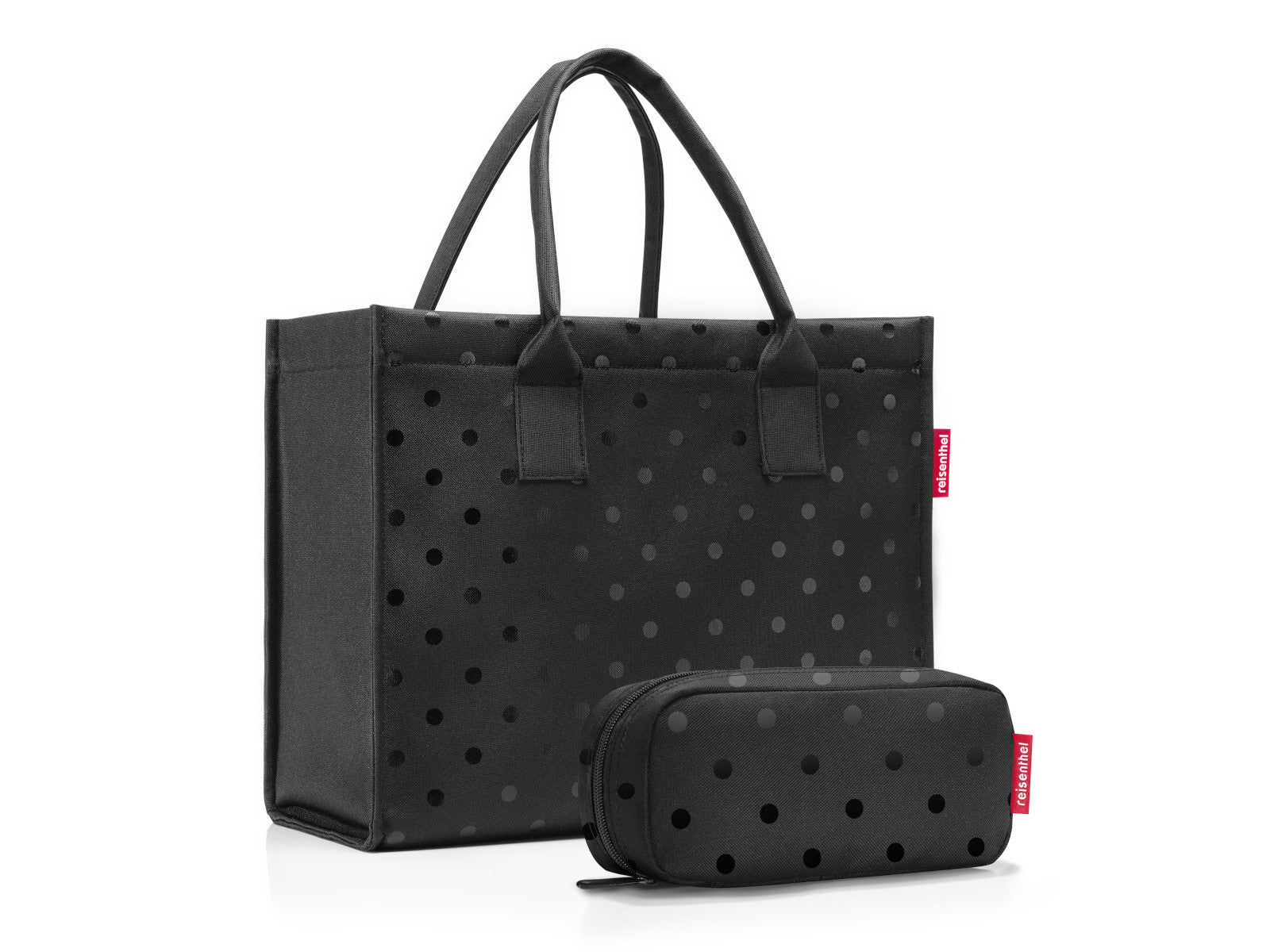 reisenthel daily shopper glossy dots black Set2 Freisteller 2