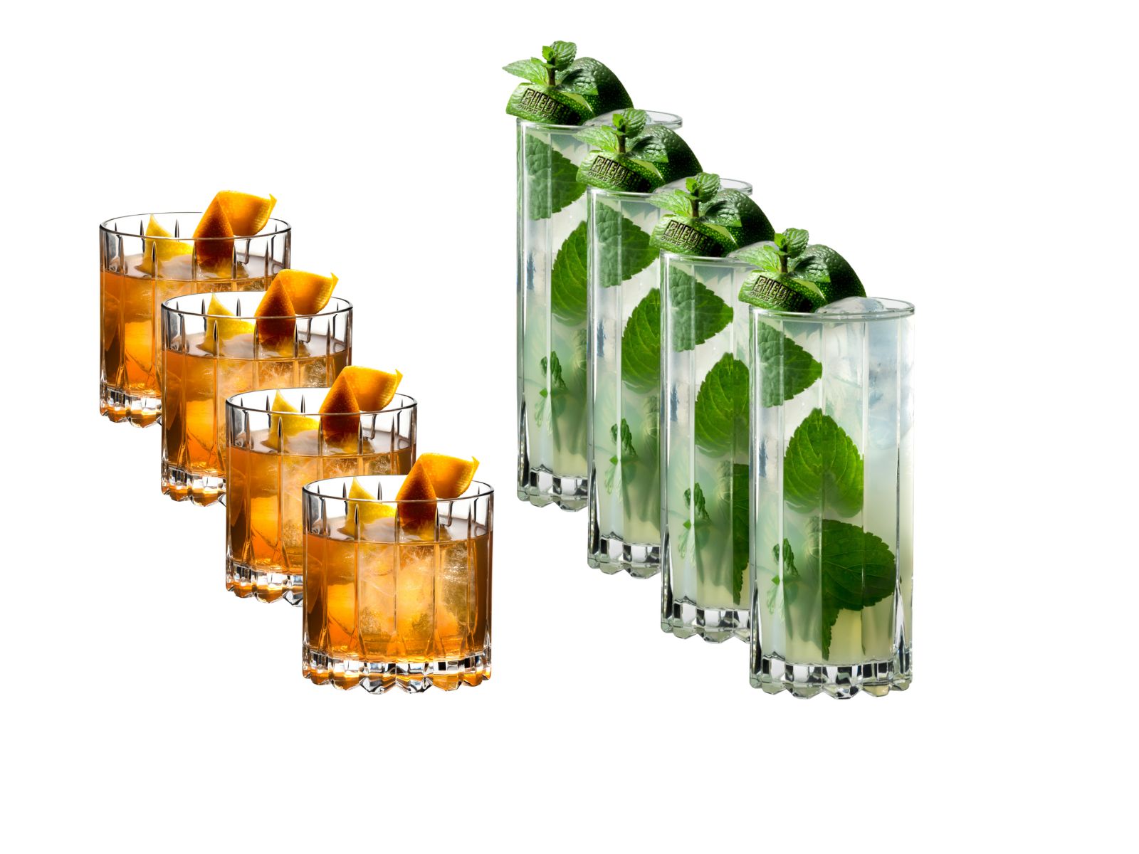 Riedel Drink Specific Glassware Rocks & Highball Set Freisteller1