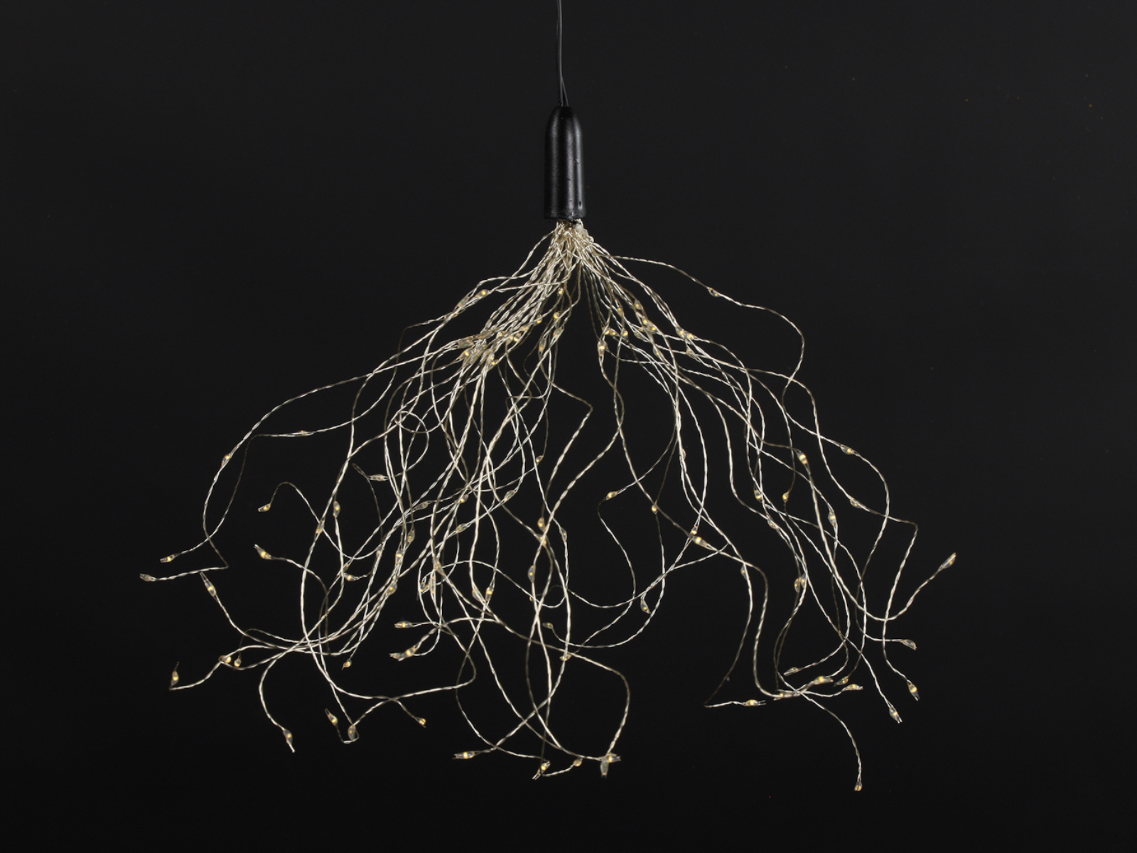 Decostar Lichterspinne hängend LED Harry schwarz 13,5cm