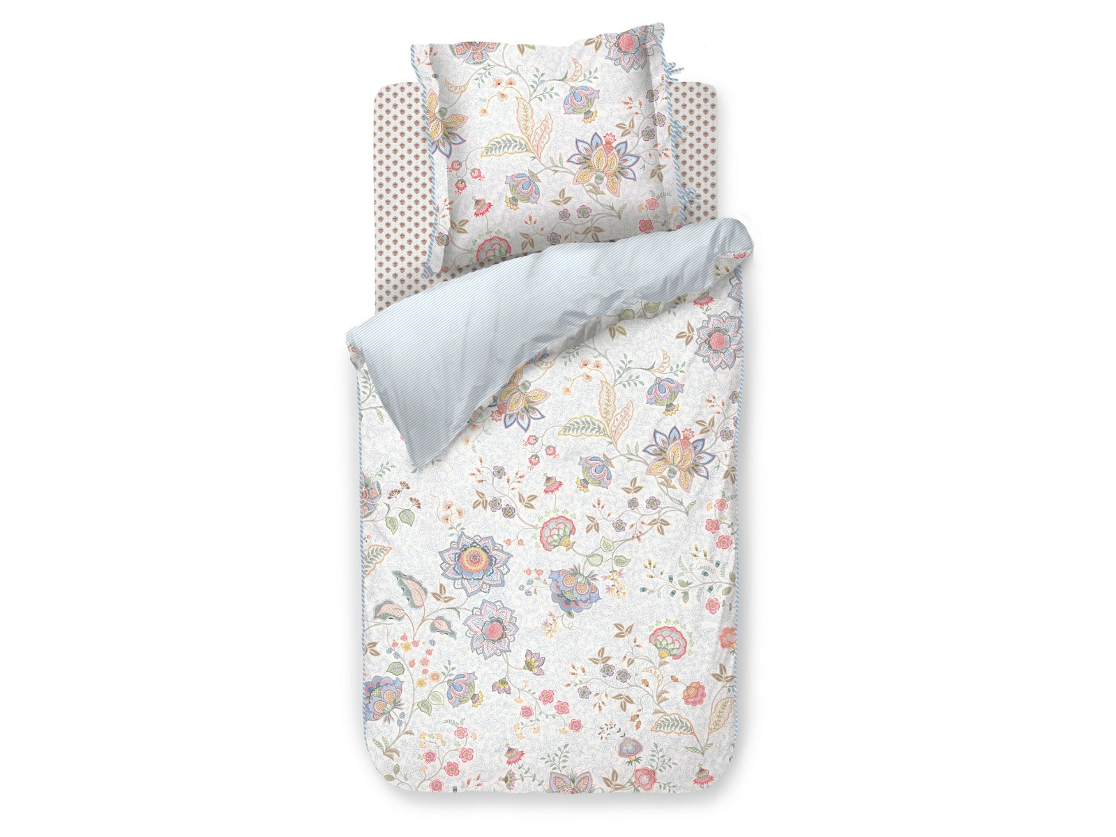 Pip Studio Mumbai Morning Bettwäsche blau 135x200cm (1 Stück) Freisteller 1