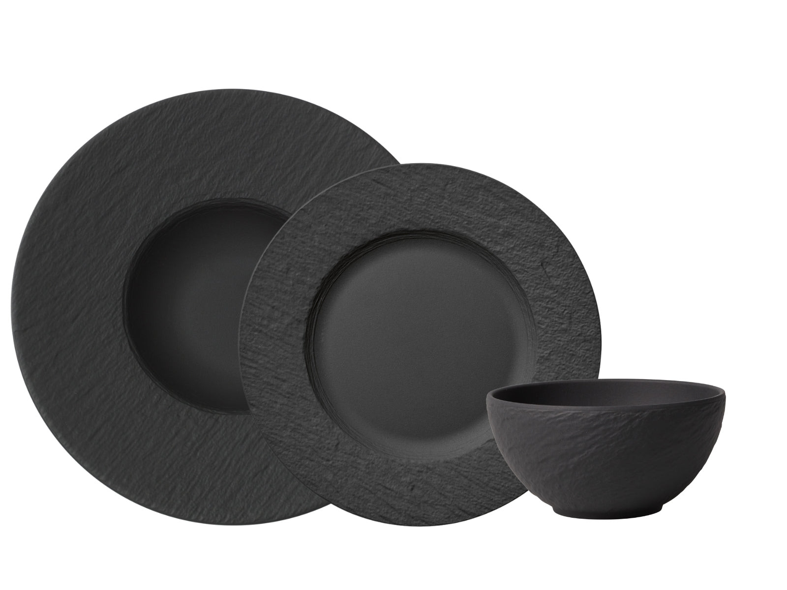 Villeroy & Boch Manufacture Rock Starterset 36tlg