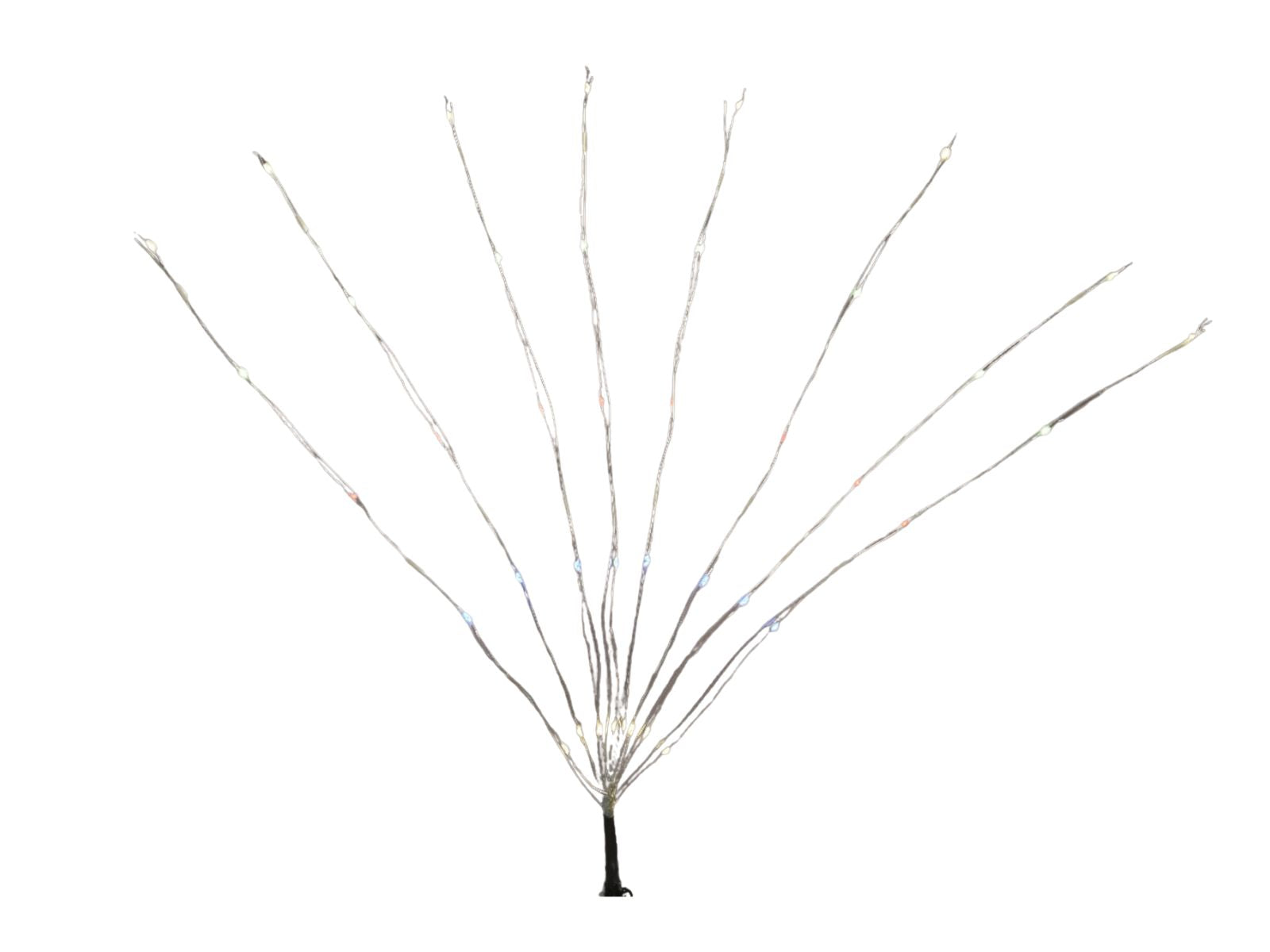 Lumineo Micro LED-Beleuchtung silber 80 cm Freisteller