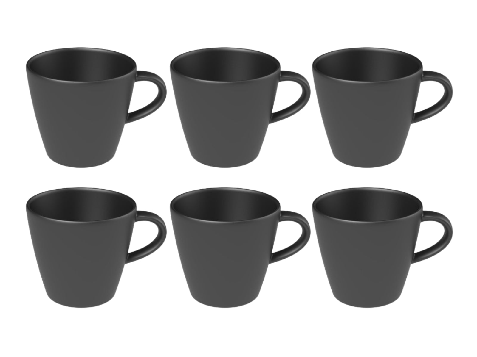 Villeroy & Boch Manufacture Rock Kaffeeobertasse 150ml Set6