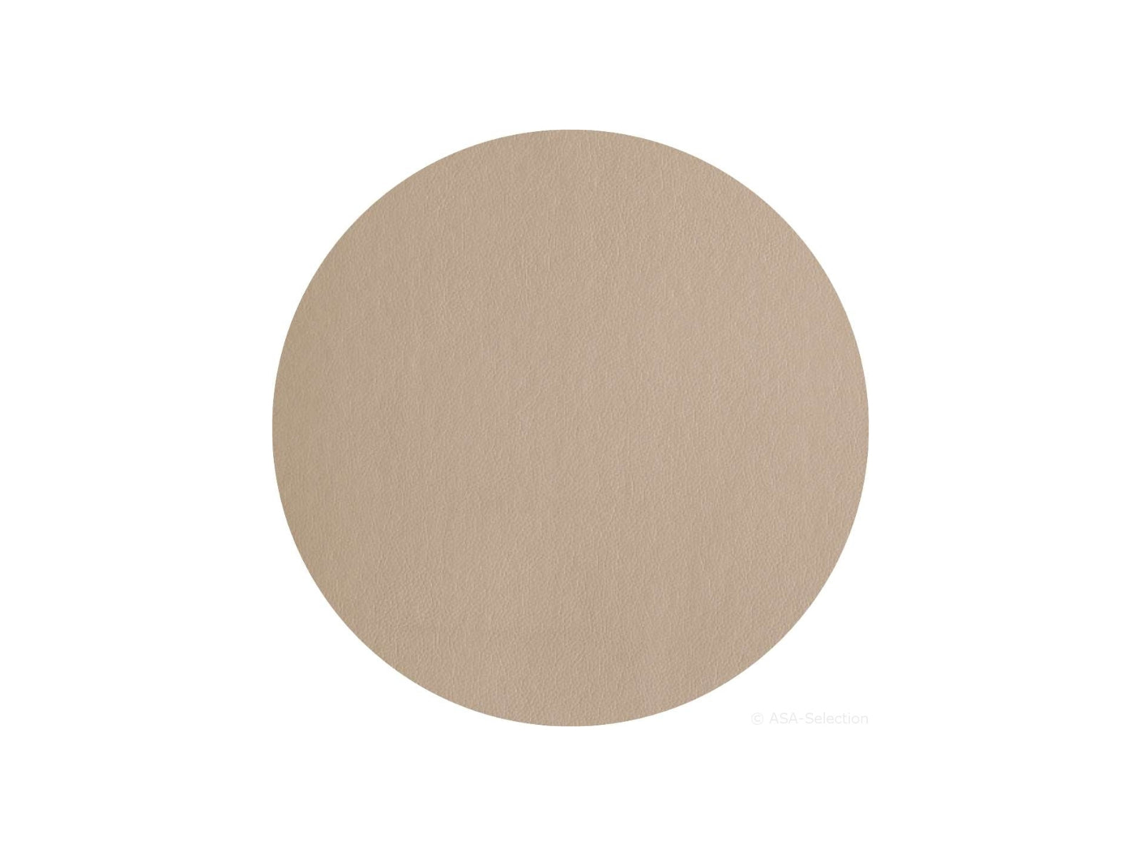 ASA Tischset rund Lederoptik stone 38cm Set4 - Produktbild 2