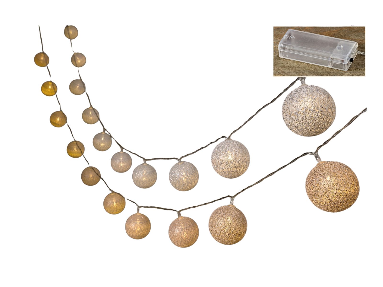 Boltze LED-Lichterkette 165 cm sortiert (1 Lichterkette) Freisteller