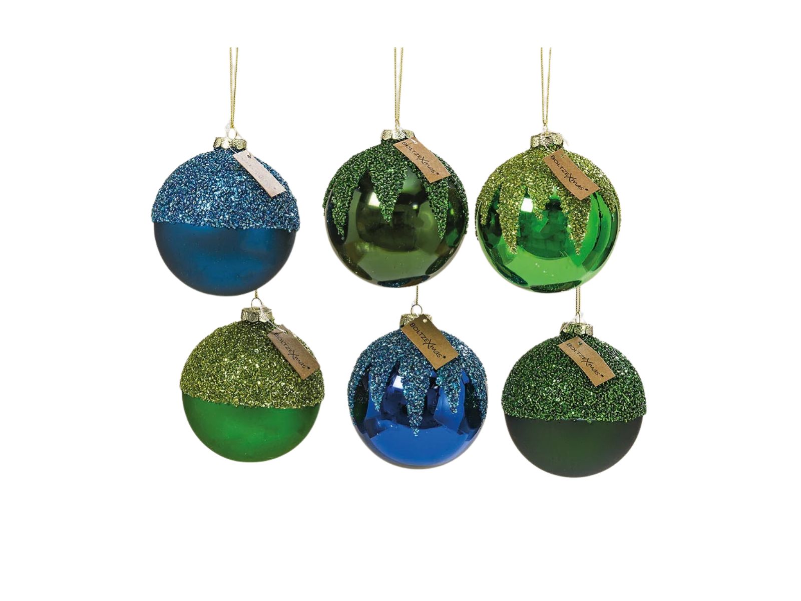 Boltze Cleo Kugel Hänger sortiert 10 cm (1 Stück) Freisteller 