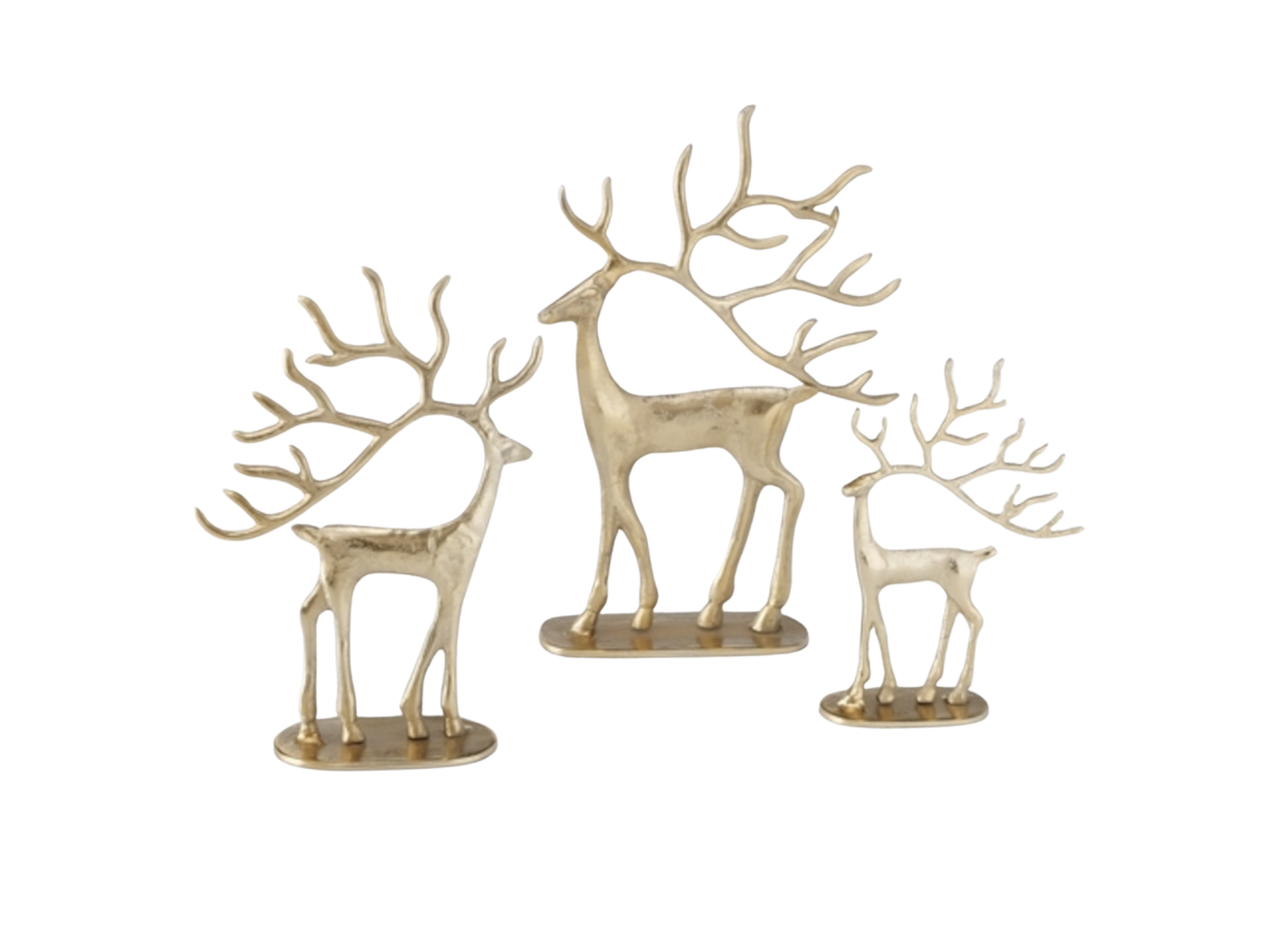 Boltze Trollah Hirsch gold 24cm (1 Stück) Freisteller