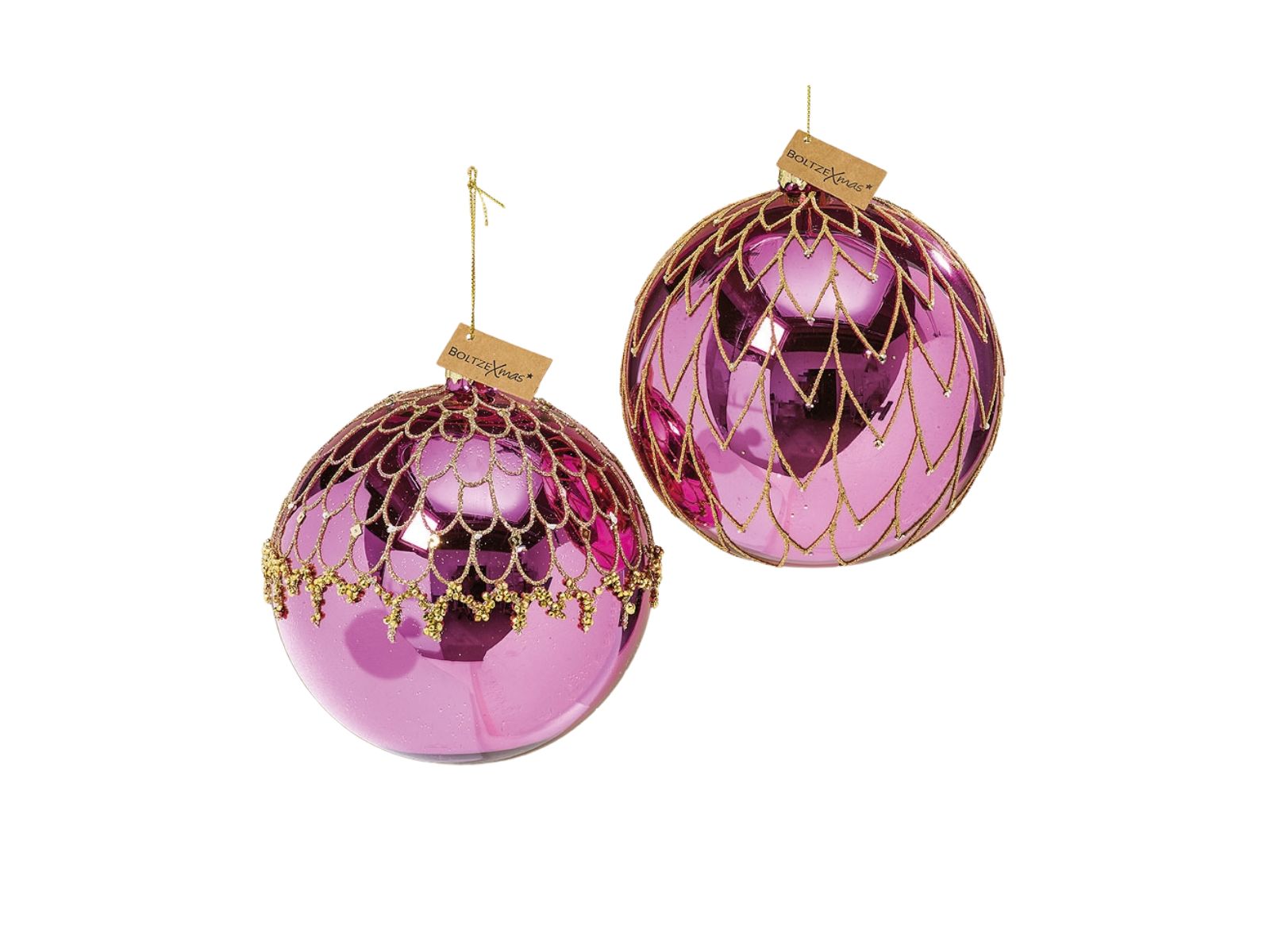Boltze Barisa Hänger Kugel sortiert 15 cm (1 Stück) Freisteller