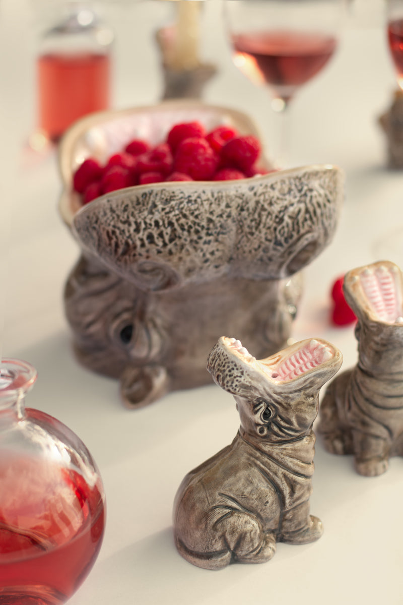 Donkey Products Hungry Hippos Schale grau 14cm Lifestyle 2