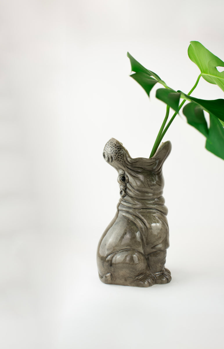 Donkey Products Hungry Hippos Vase grau 30cm Lifestyle 2