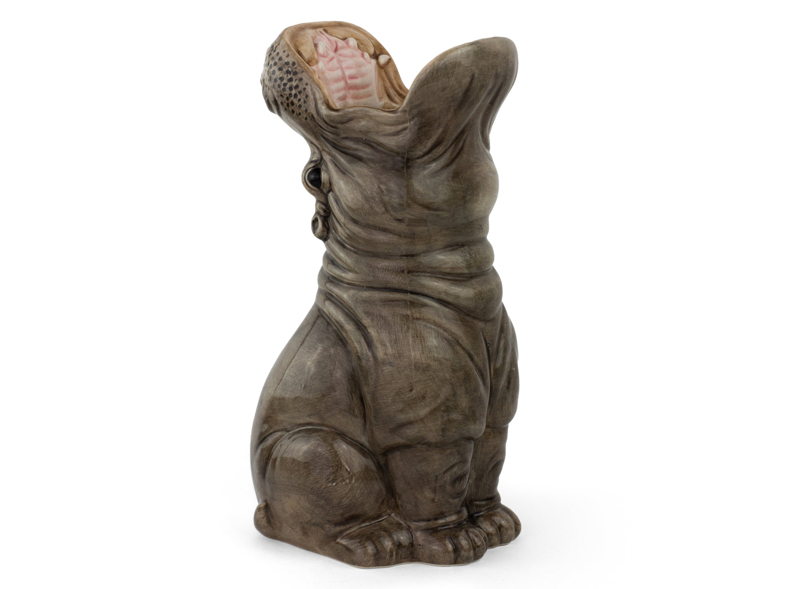 Donkey Products Hungry Hippos Vase grau 30cm Freisteller 2