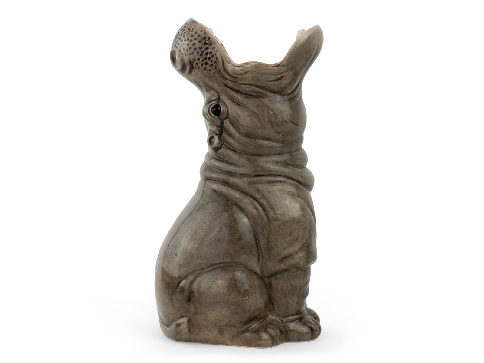Donkey Products Hungry Hippos Vase grau 30cm Freisteller 1