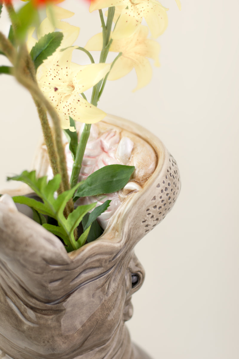 Donkey Products Hungry Hippos Vase grau 42cm Lifestyle 5