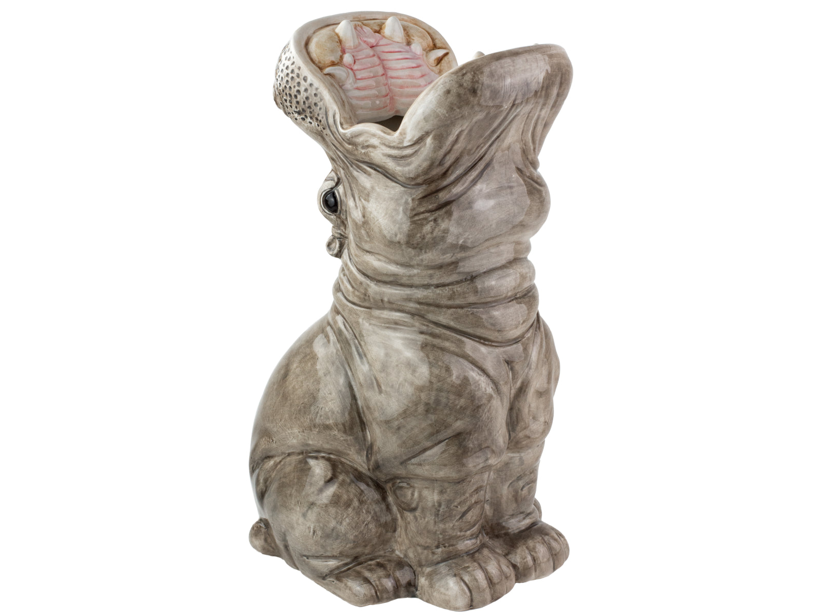 Donkey Products Hungry Hippos Vase grau 42cm Freisteller 2