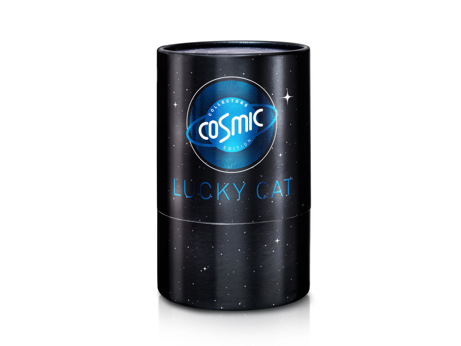 Donkey Products Lucky Cat Cosmic Winkekatze shiny blue 15cm Freisteller 2
