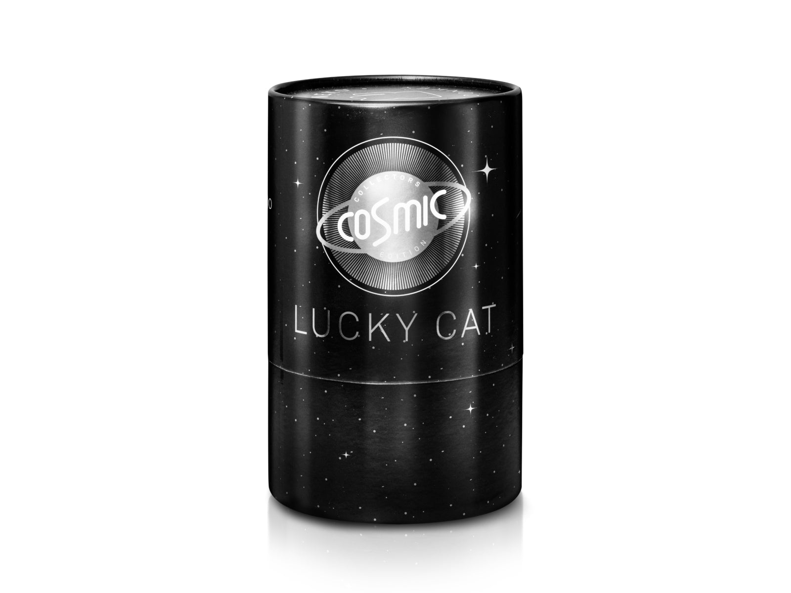 Donkey Products Lucky Cat Cosmic Winkekatze shiny silver 15cm Freisteller 2